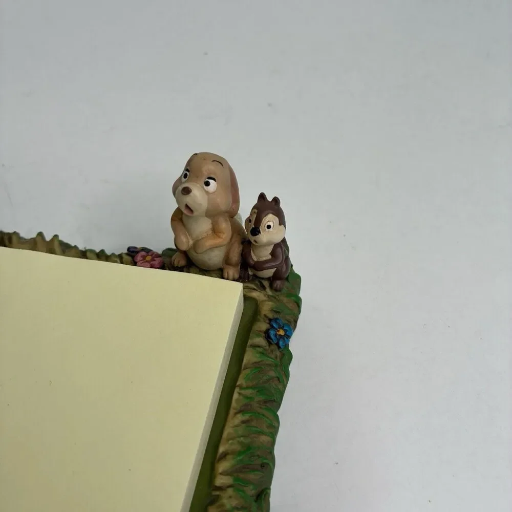 Disney Snow White & the 7 Dwarfs Desk Set Sneezy Paper Post It Note Holder 1999